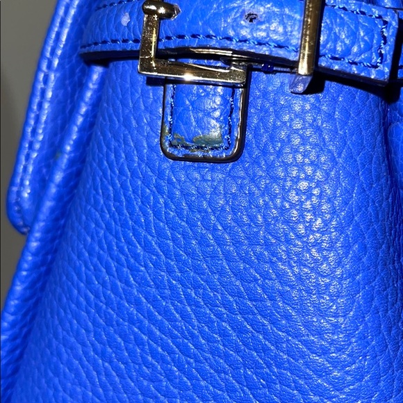 Kate Spade Blue Pebbled Cow Leather Handbag - Picture 11 of 11